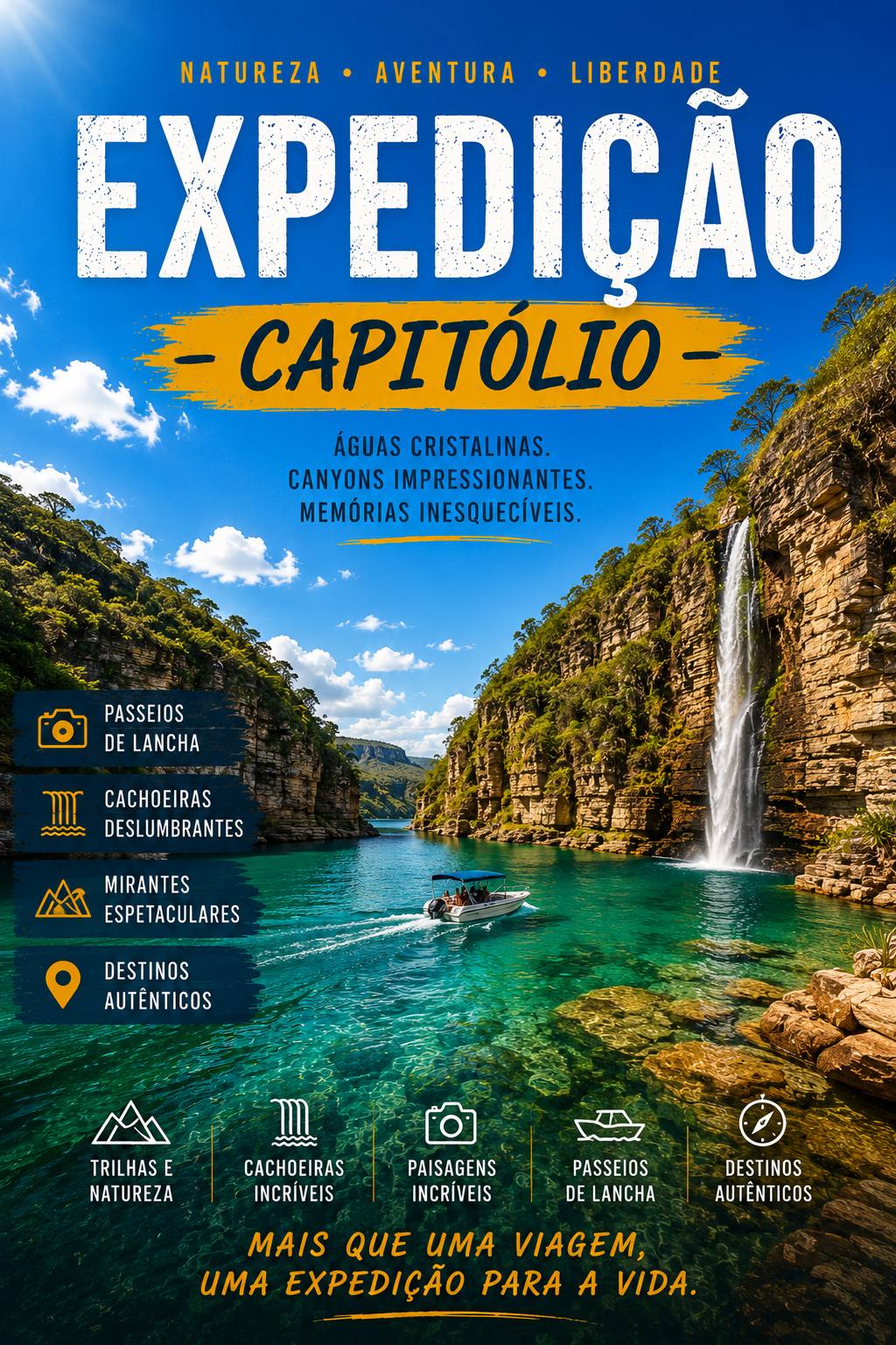 Pôster da Expedição Canyons de Capitólio